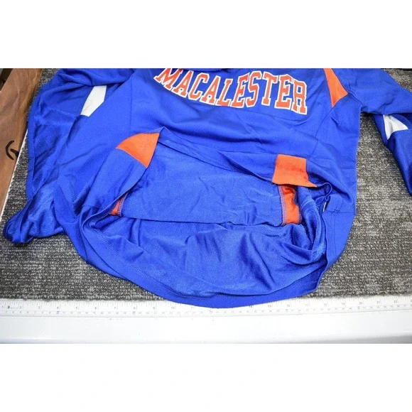 Macalester College Scots Shirt Mens S NCAA UA TEAM ISSUED Baseball Jersey Blue - Picture 8 of 16
